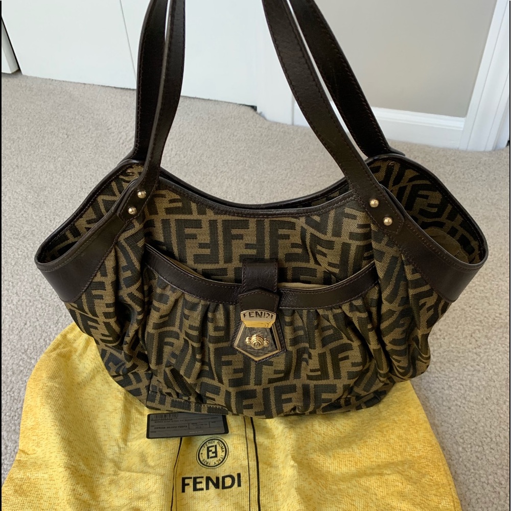 Authentic Fendi Zucca Chef Tote